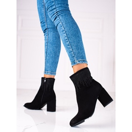 T.Sokolski Bottes en daim pour femmes sur le poste de Sokolski noir 2