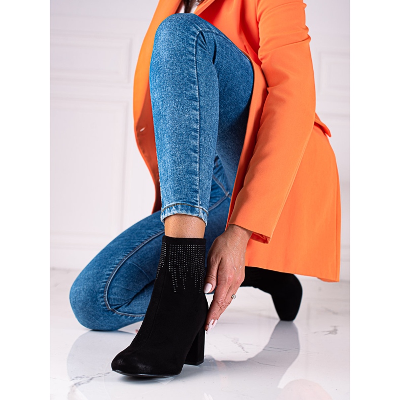 T.Sokolski Bottes en daim pour femmes sur le poste de Sokolski le noir 1 T.Sokolski Bottes en daim pour femmes sur le poste de Sokolski le noir 1