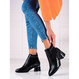 T.Sokolski Chelsea boots femme talon haut Sokolski noir le noir 1