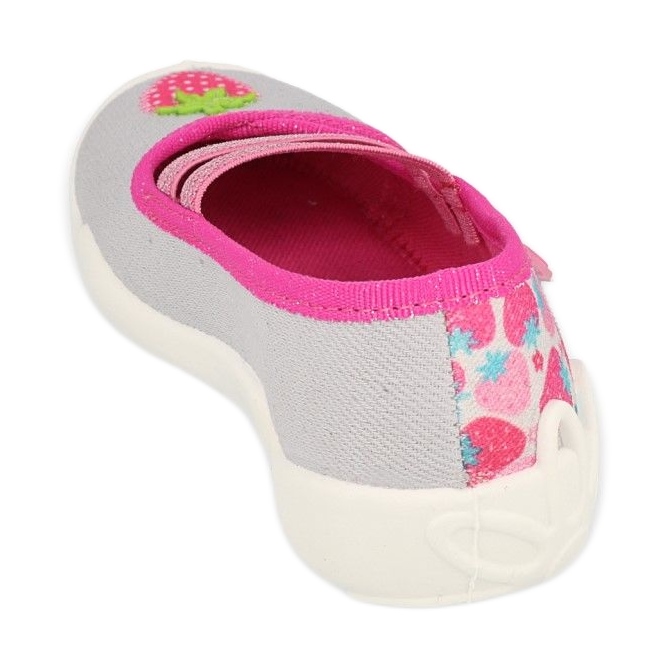Befado chaussons enfant avec fraises 116X305 rose 3