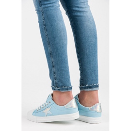 Baskets hologramme bleu 3