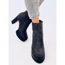 Bottines plateforme gris Rumma 1 Bottines plateforme gris Rumma 1