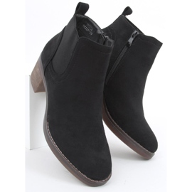 Bottes noires à talons larges Fill le noir 4