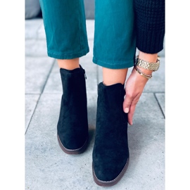 Bottes noires à talons larges Fill le noir 3