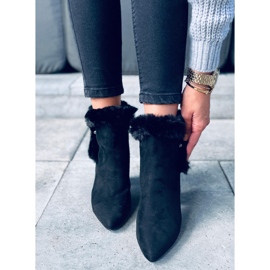 Bottines à talons hauts Alison Black noir 1