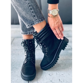 Gaba Bottes de travail pour femmes noires le noir 1