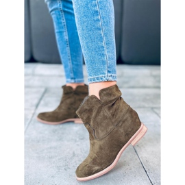 Bottes sur un coin caché Deer Green vert 4