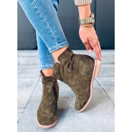 Bottes sur un coin caché Deer Green vert 5