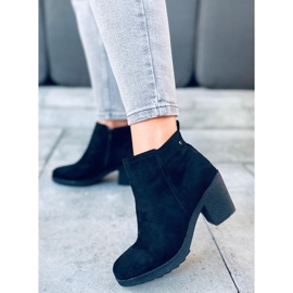 Bottines à talon large Wimko Noir le noir 3