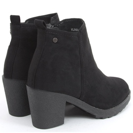 Bottines à talon large Wimko Noir 1