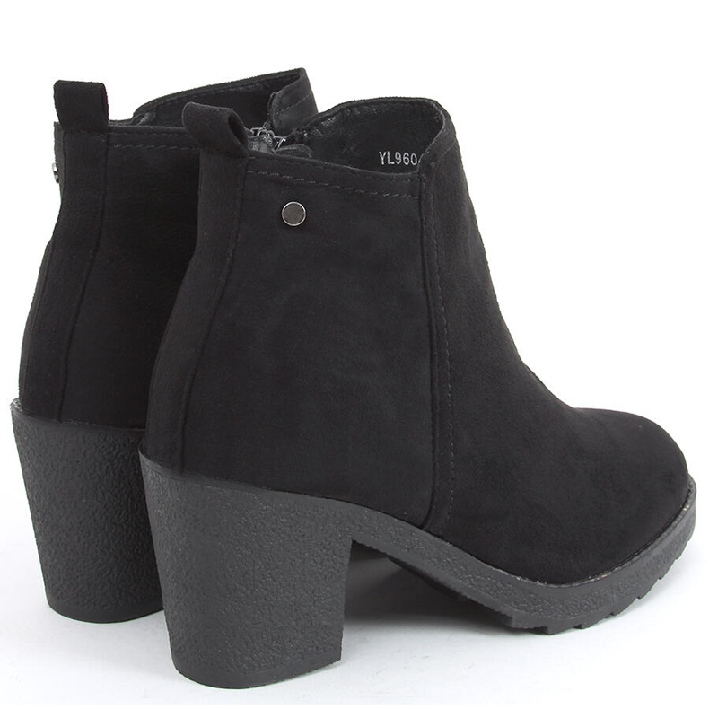 Bottines à talon large Wimko Noir 1
