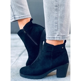 Bottines à talon large Wimko Noir le noir 6
