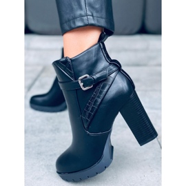 Roxi Bottines noires à talons le noir 3