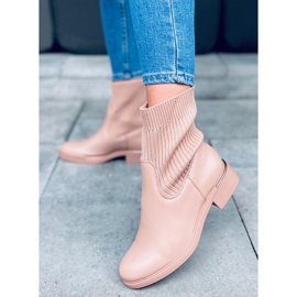 BM Bottines chaussettes Sendi Nude beige 1