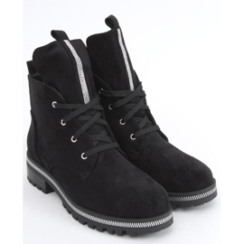 Bottines à lacets Bing Noir le noir 3