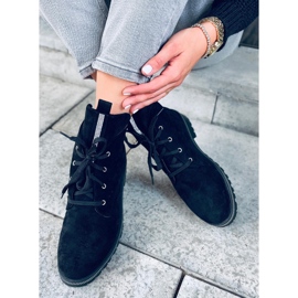 Bottines à lacets Bing Noir le noir 5