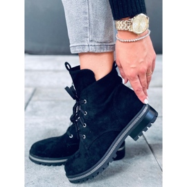 Bottines à lacets Bing Noir le noir 4