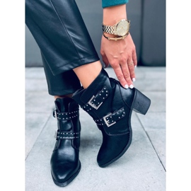 Bottes à talons hauts avec clous Ferox Noir le noir 3