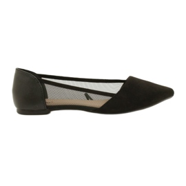 Evento Ballerines avec maille Noir 8BL71-2015 1