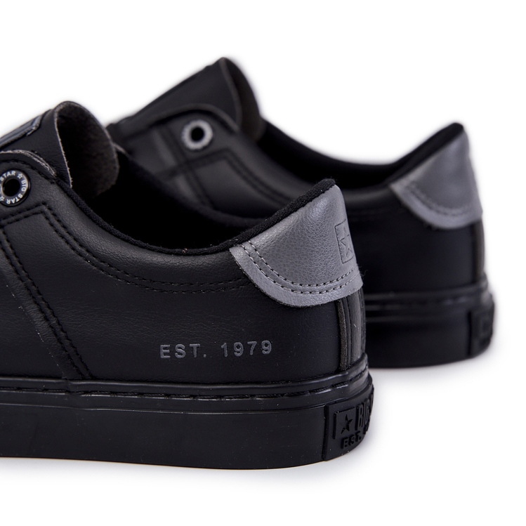 Sneakers Homme Cuir Big Star JJ174108 Noir 4