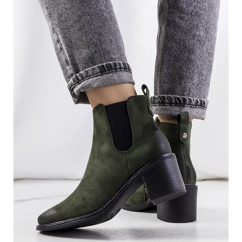 Bottines Aston vertes 1