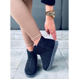 Bottes de neige courtes Emusy d'Amber Black noir 1