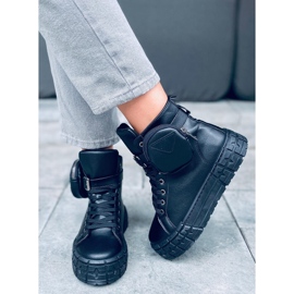 Baskets noires Burn Black le noir 1