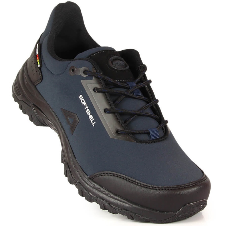 Chaussures de trekking imperméables American Club homme bleu marine 1