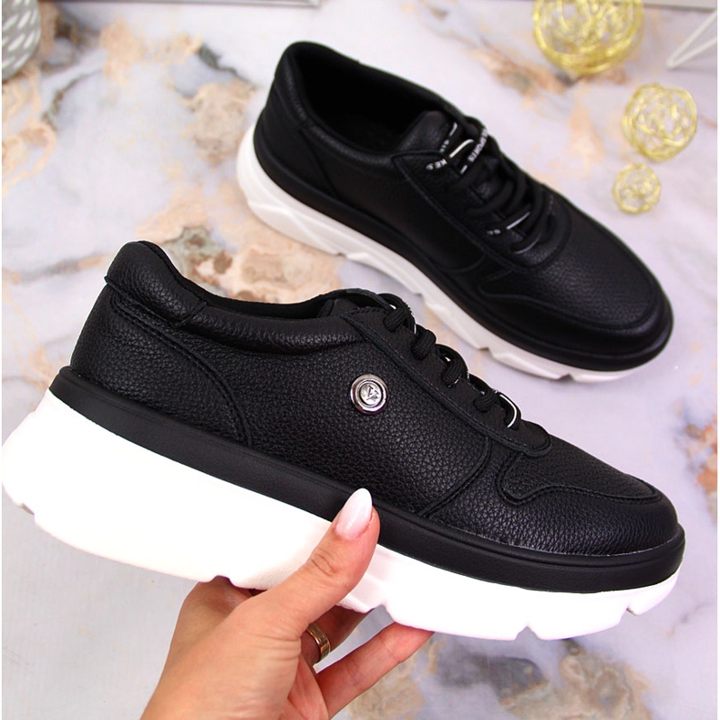 Chaussures de sport pour femmes sur la plateforme Vinceza noire le noir 1 Chaussures de sport pour femmes sur la plateforme Vinceza noire le noir 1