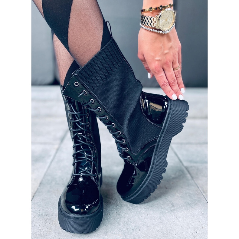 Chaussette Ouvrière Tige Soks Noir 1