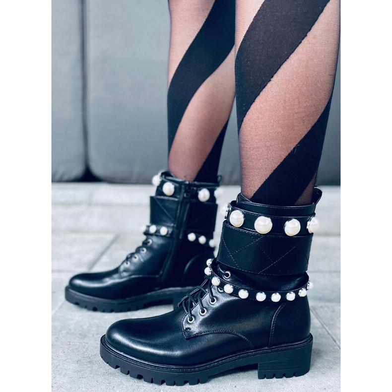 Alex Black Pearl Boots noir 1