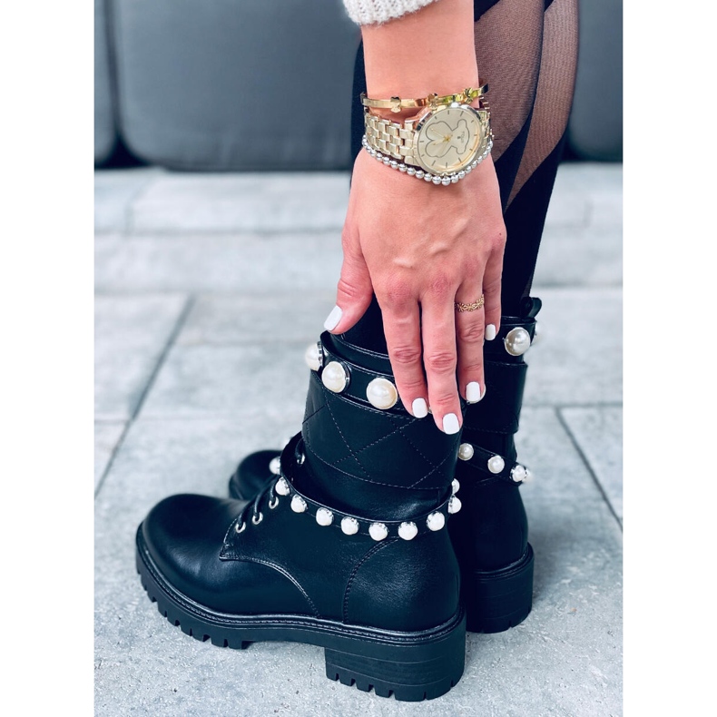 Alex Black Pearl Boots noir 2