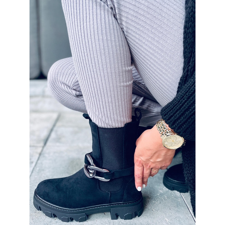 Bottines Chelsea avec tige Calipso Black le noir 1 Bottines Chelsea avec tige Calipso Black le noir 1