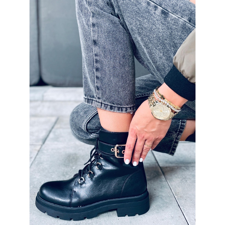 Bottes militaires Pomona noires 1