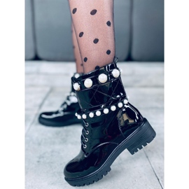 Sacs laqués avec perles Beni Black le noir 1 Sacs laqués avec perles Beni Black le noir 1