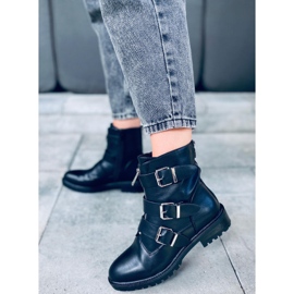 Bottes militaires noires Oklahoma le noir 1 Bottes militaires noires Oklahoma le noir 1