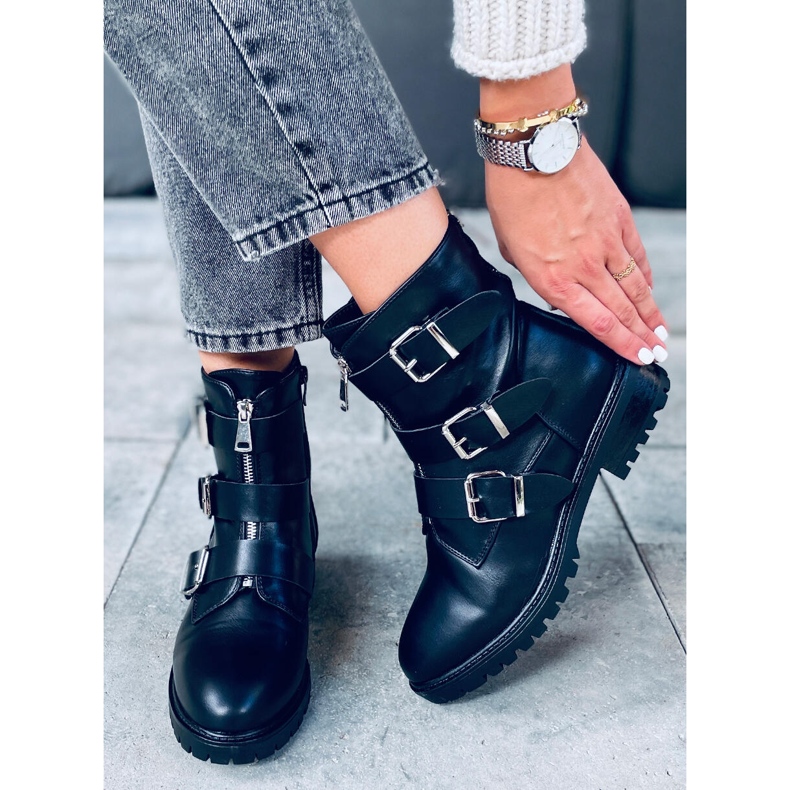 Bottes militaires noires Oklahoma le noir 2 Bottes militaires noires Oklahoma le noir 2