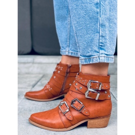 Boots à clous marron Yucatan brun 2