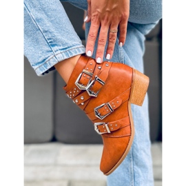 Boots à clous marron Yucatan brun 4