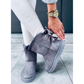 Bottes de neige Emusy avec nœuds Stella Grey gris 1 Bottes de neige Emusy avec nœuds Stella Grey gris 1