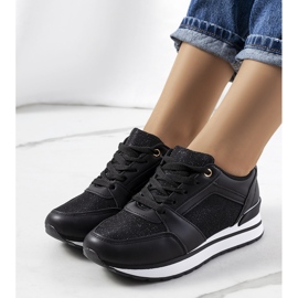 Baskets noires Zarema le noir 1
