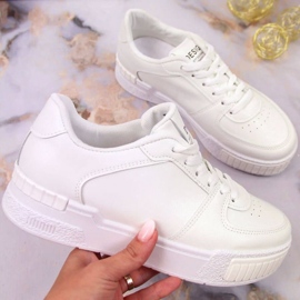 Vinceza W JAN130 chaussures de sport blanches 1