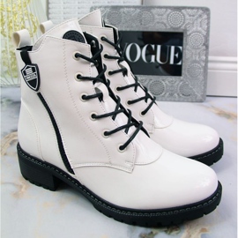 Bottes isolées Vinceza W JAN138B laqué blanc 1