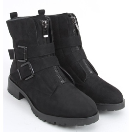 Bottes militaires Vera Noir 2