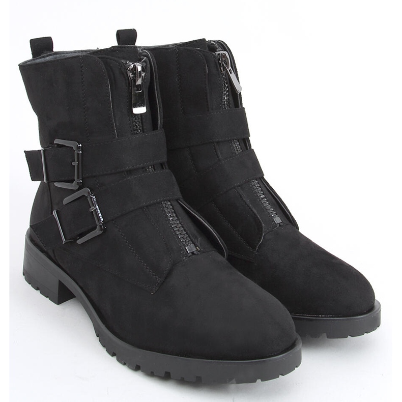 Bottes militaires Vera Noir 2