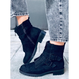 Bottes militaires Vera Noir 1