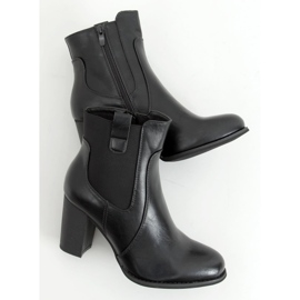 Bottes à talons fines noires le noir 1