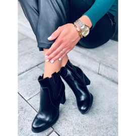Bottes à talons fines noires le noir 3