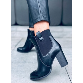 Bottes à talons fines noires le noir 4