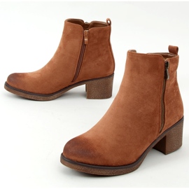 Bottes à talons en caoutchouc Espera Coffee brun 2